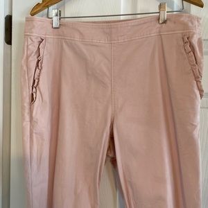 Kate Spade dusty rose Live Colorfully ankle pants